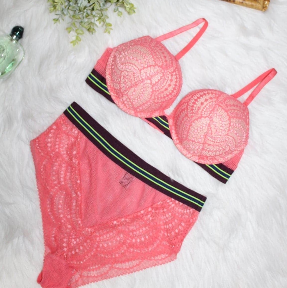 Coral Victoria Secret Set